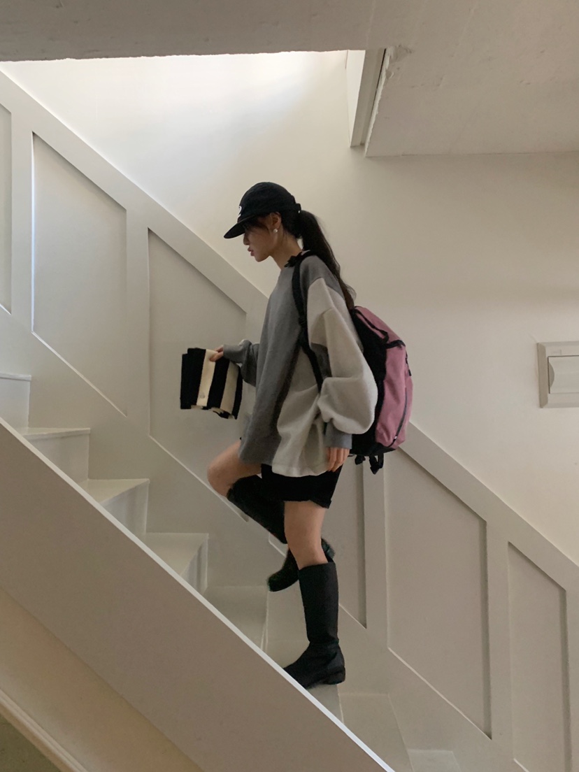 giggle韓國直郵東大門實拍女裝新品職業時尚推薦熱賣休閑衛衣COMP-(COME OPEN)衛衣
