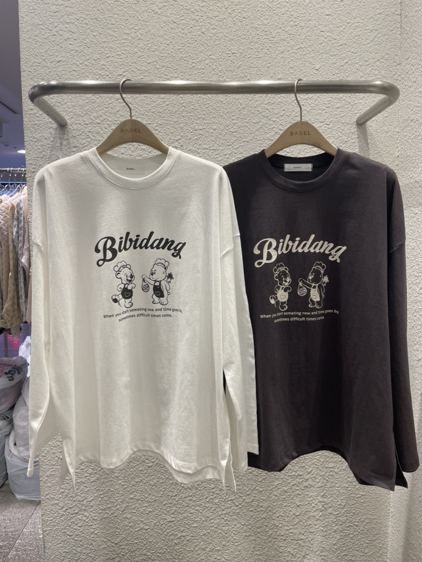 BABEL韓國直郵東大門代購女裝新品時尚職業推薦休閑長袖T恤BABEL長袖T恤