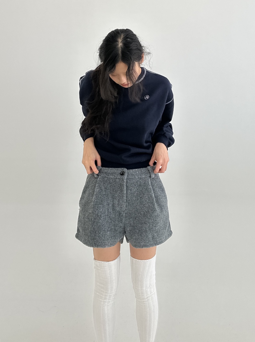 A.VER東大門代購女裝新品時尚人氣真品職業休閑推薦短褲羊絨A.VER短褲