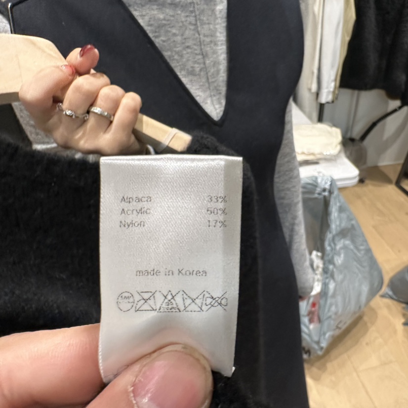 AUBE NUNT韓國直郵東大門實拍女裝新款推薦人氣針織衫鏤空aube nunt針織衫