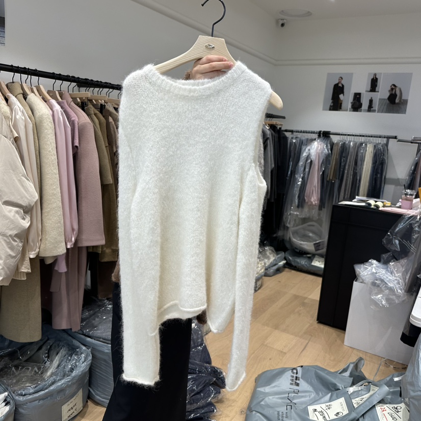 AUBE NUNT韓國直郵東大門實拍女裝新款推薦人氣針織衫鏤空aube nunt針織衫圖色1