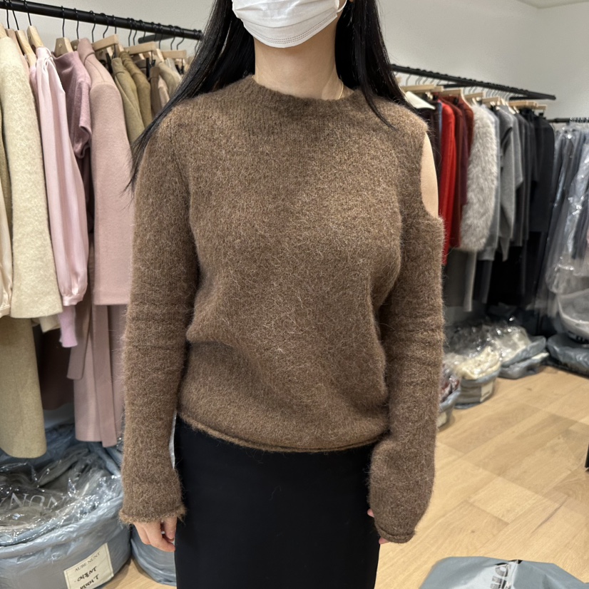 AUBE NUNT韓國直郵東大門實拍女裝新款推薦人氣針織衫鏤空aube nunt針織衫圖色3