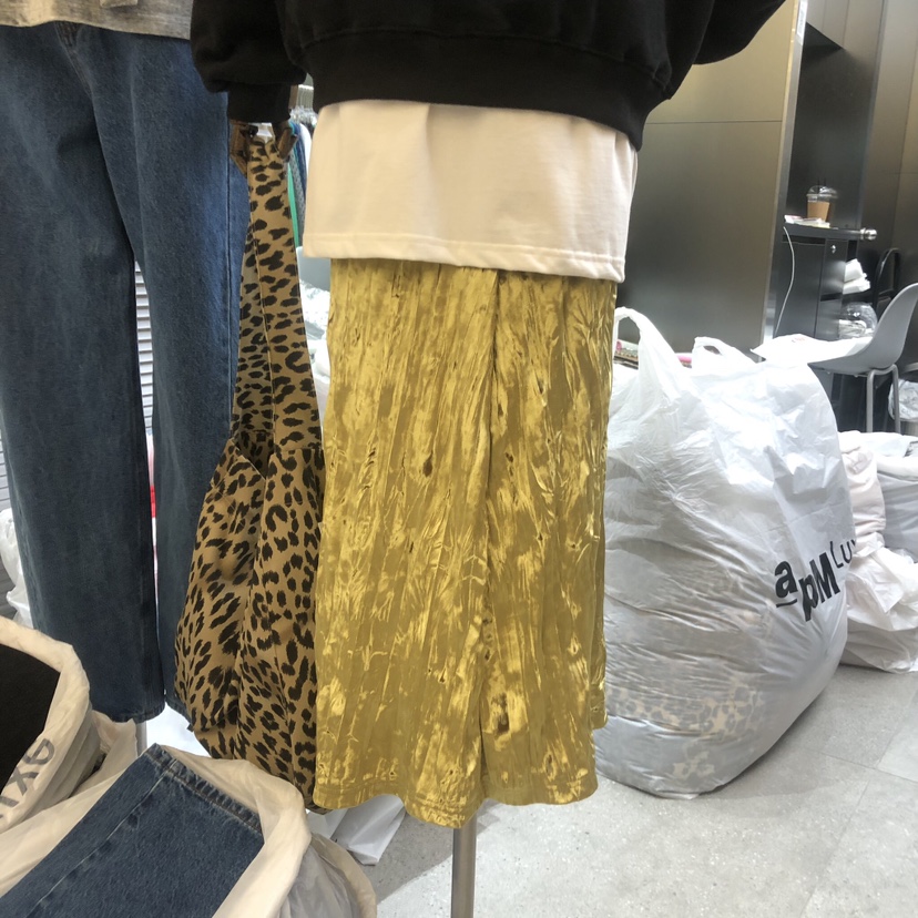 MADCITY韓國直郵東大門代購女裝新品時尚真品24秋冬熱賣長裙MADCITY長裙