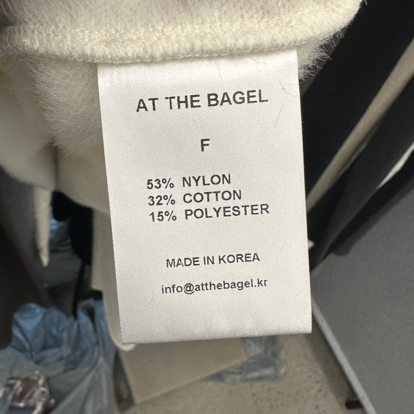 AT THE BAGEL直郵韓國代購女裝新款休閑真品推薦毛衣含圍巾AT THE BAGEL毛衣