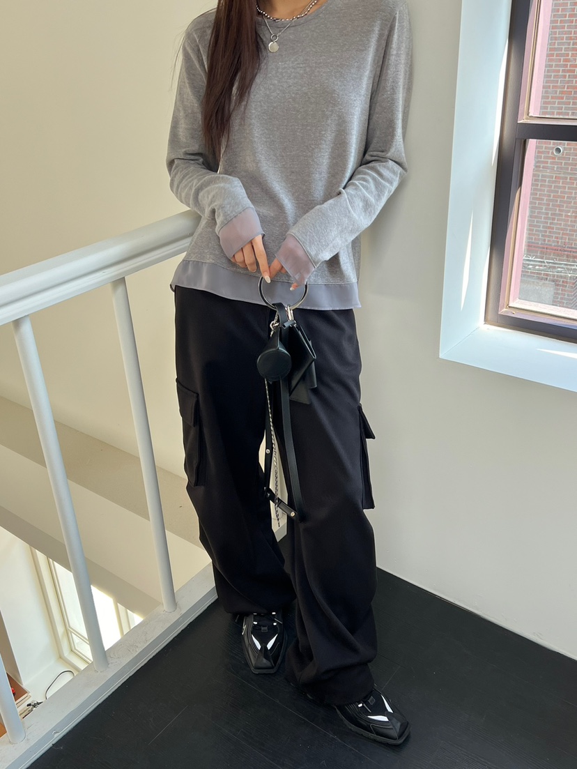 Special韓國直郵東大門代購女裝新款時尚推薦真品24秋冬長袖T恤SPECIAL長袖T恤