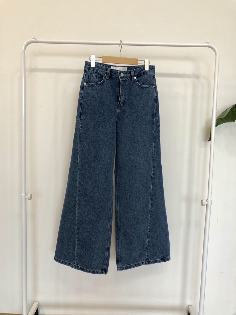 FFULLBAR直郵韓國代購女裝新品人氣24秋冬時尚休閑牛仔褲DELI JENNY牛仔褲