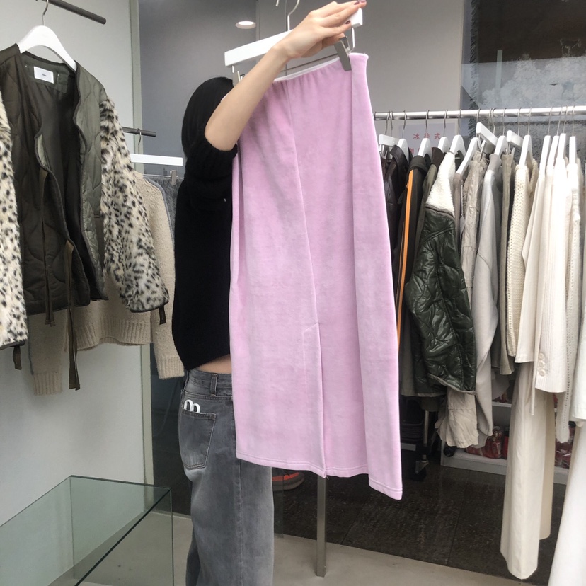 NEUTER韓國直郵東大門實拍女裝新款真品推薦24秋冬熱賣長裙NEUTER長裙