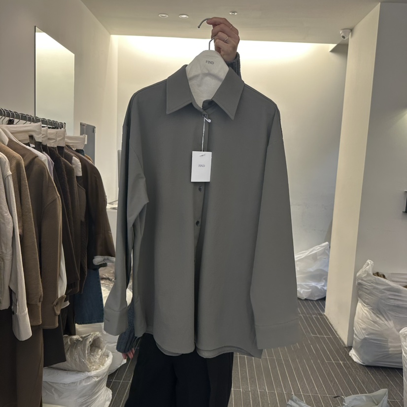 FIND-P直郵韓國代購女裝新款24秋冬職業人氣真品襯衫蕾絲衫FIND-P襯衫/蕾絲衫圖色2