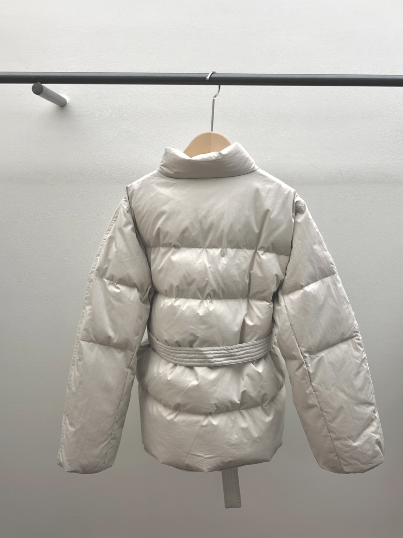 FFULLBAR直郵韓國代購女裝新款休閑短款羽絨服含腰帶填充絨DELI JENNY短款羽絨服