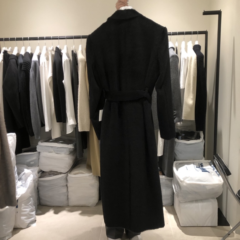 MASCULINE韓國直郵女裝新款24秋冬職業推薦中長款大衣含腰帶MASCULINE中長款大衣