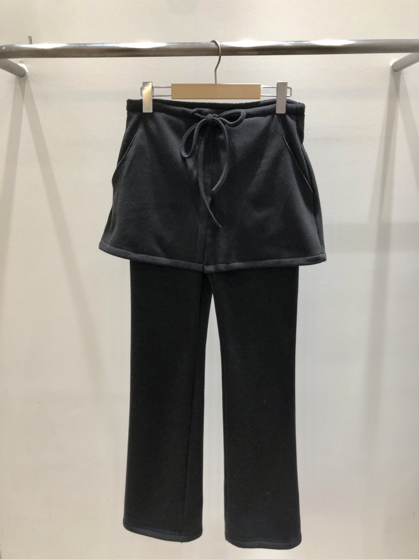 BIENBIEN韓國直郵東大門代購女裝新款職業裙褲水貂加絨貂皮ir bien-P裙褲圖色3