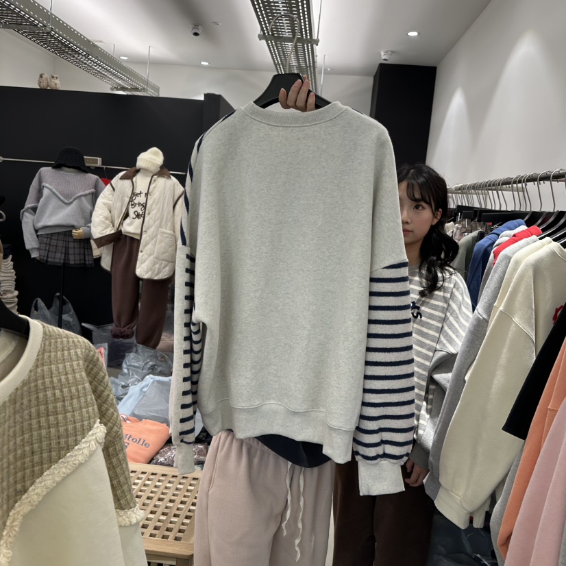 A.CES韓國直郵東大門代購女裝新品休閑時尚職業真品衛衣加絨A.CES衛衣