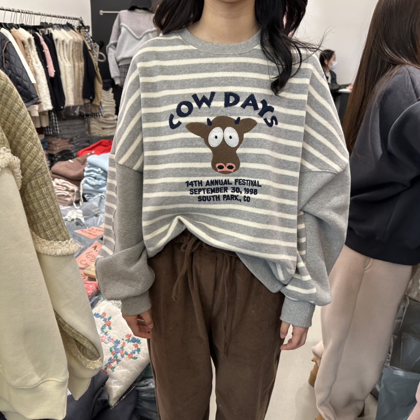 A.CES韓國直郵東大門代購女裝新品休閑時尚職業真品衛衣加絨A.CES衛衣圖色2