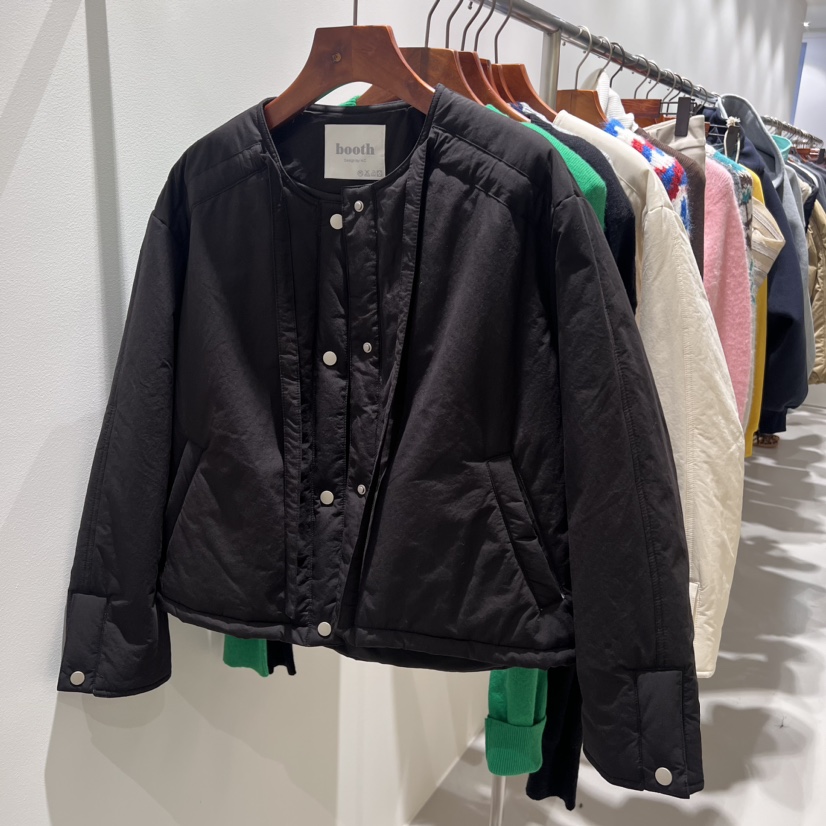 AI BOOTH韓國直郵東大門代購女裝新品職業真品推薦短款棉服AI BOOTH短款棉服圖色2