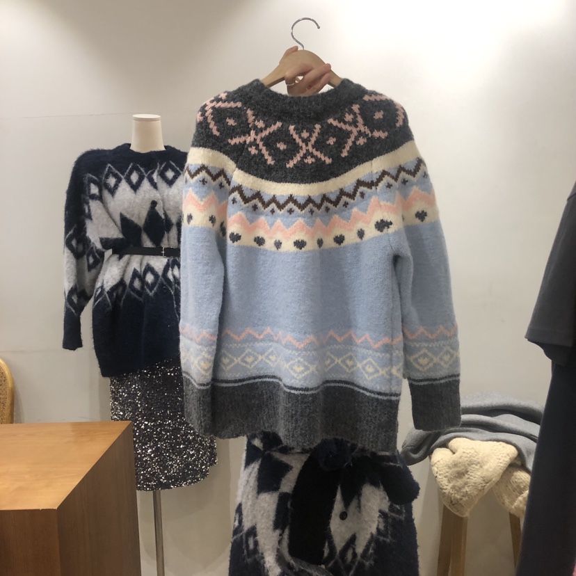 ASSEMBLY韓國直郵東大門實拍女裝新品真品24秋冬休閑針織衫ASSEMBLY針織衫