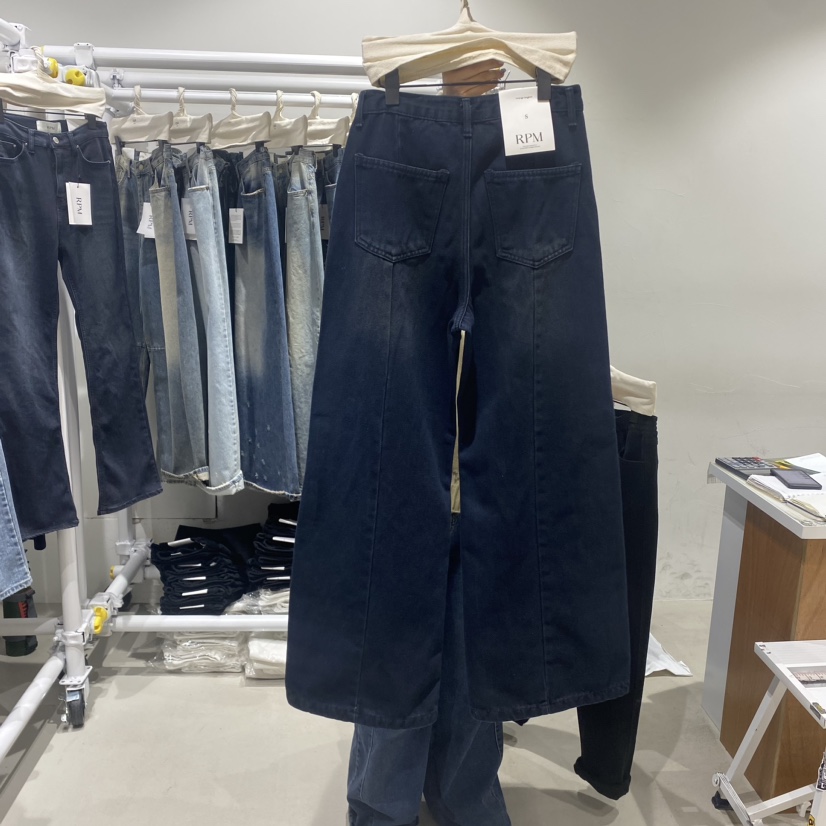RPM韓國直郵女裝新品職業休閑熱賣人氣真品推薦時尚24秋冬牛仔褲RPM牛仔褲