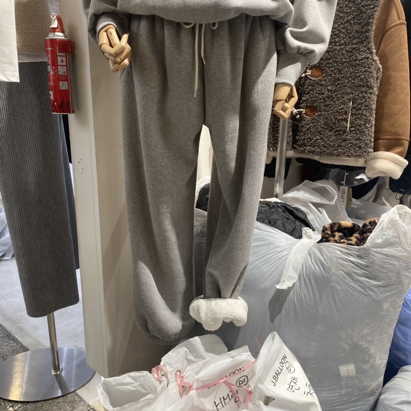 J.BALLOON韓國直郵女裝新品職業推薦24秋冬人氣休閑褲加絨J.BALLOON休閑褲圖色2
