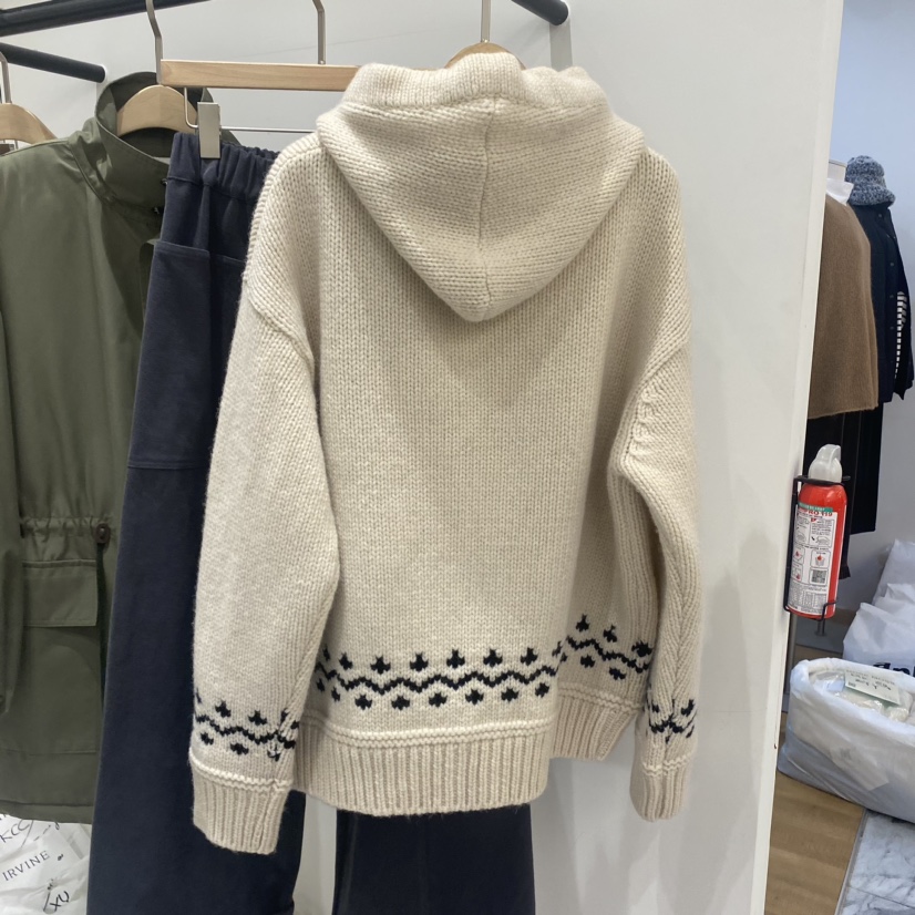 IRVINE韓國直郵東大門實拍女裝新款熱賣24秋冬休閑毛衣拉鏈IRVINE毛衣