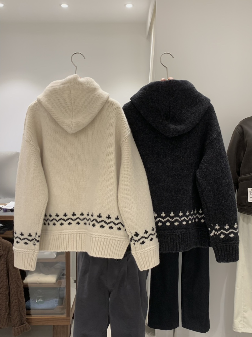 IRVINE韓國直郵東大門實拍女裝新款熱賣24秋冬休閑毛衣拉鏈IRVINE毛衣