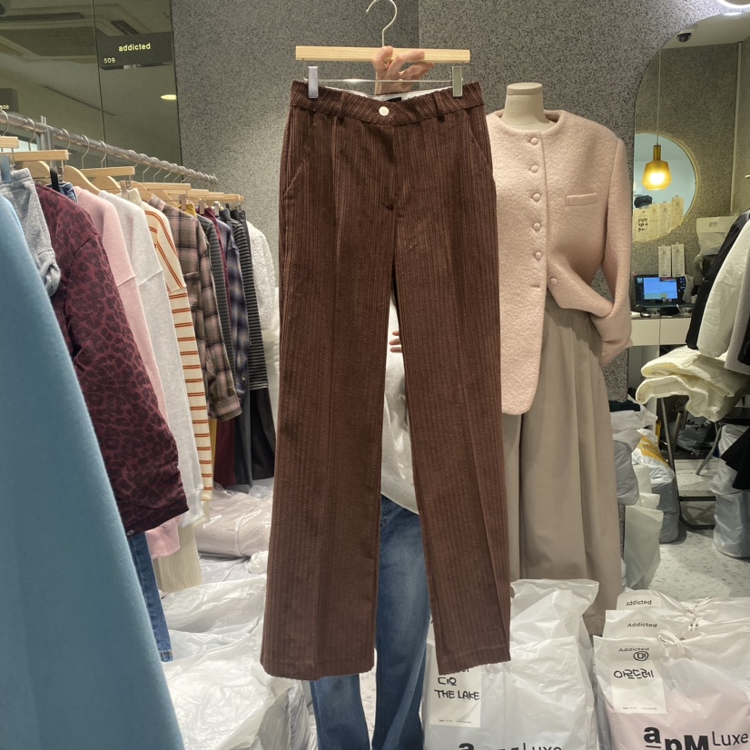 Addicted韓國直郵東大門實拍女裝新品職業時尚真品熱賣休閑褲ADDICTED休閑褲圖色2