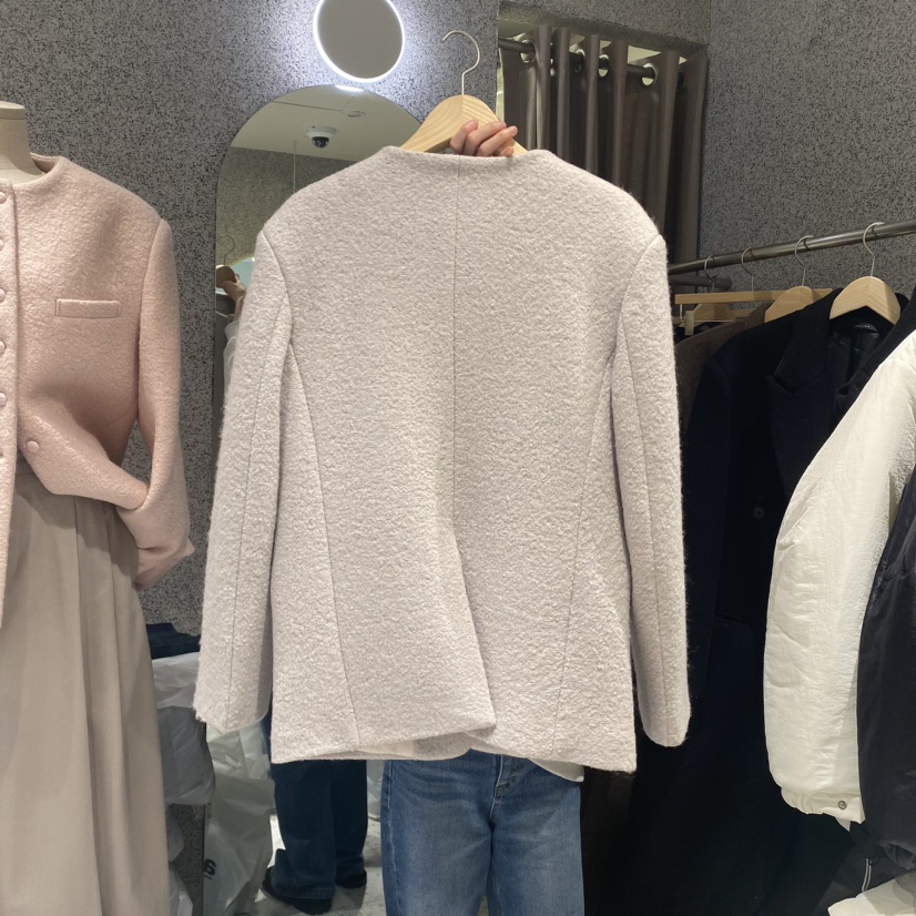 Addicted韓國直郵東大門代購女裝新品24秋冬職業熱賣夾克ADDICTED夾克