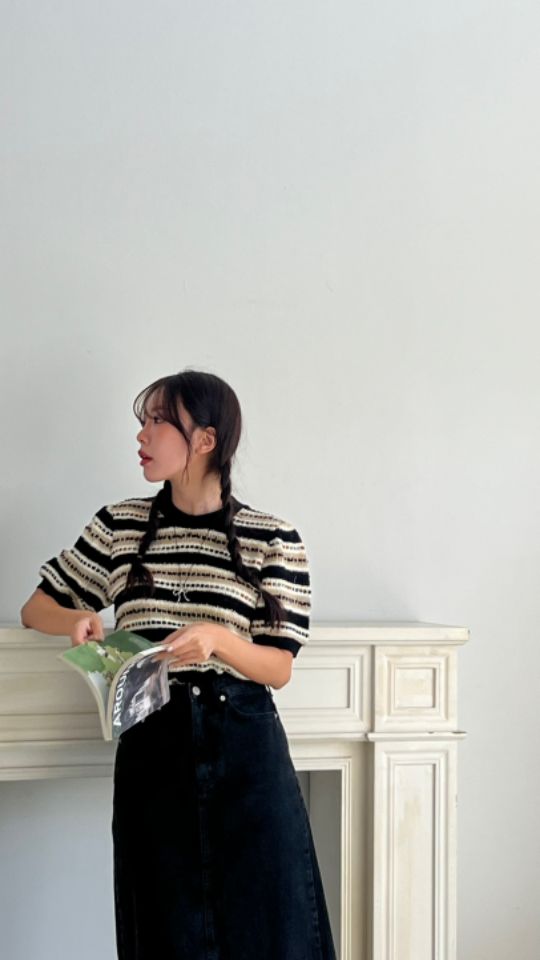 HEY/TO SEWING韓國直郵女裝新品推薦真品時尚休閑職業針織衫BY HEY/TO SEWING針織衫
