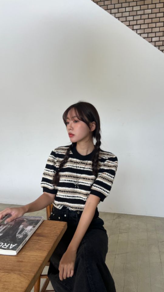 HEY/TO SEWING韓國直郵女裝新品推薦真品時尚休閑職業針織衫BY HEY/TO SEWING針織衫