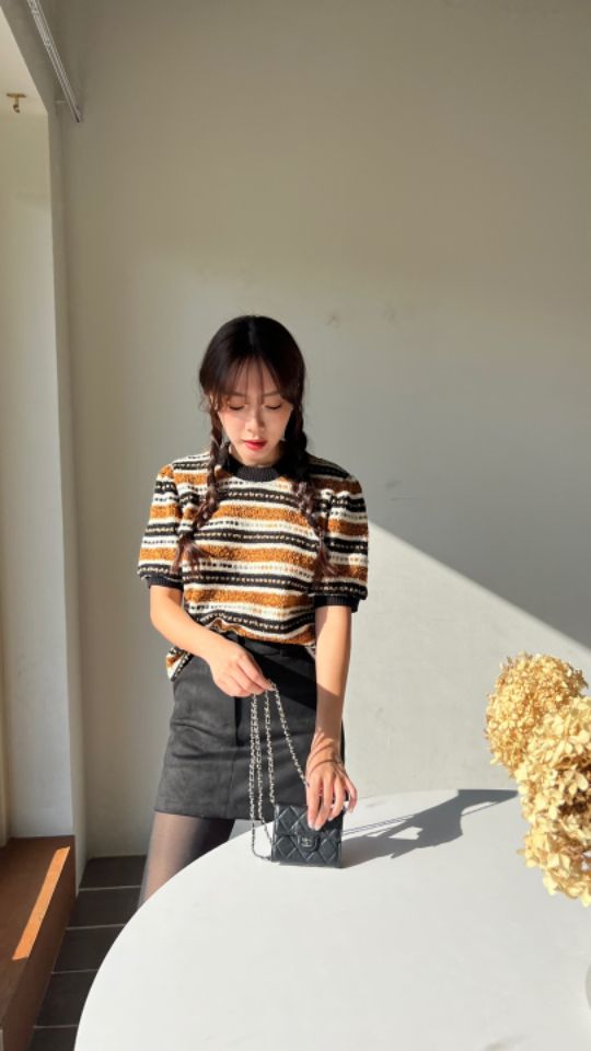 HEY/TO SEWING韓國直郵女裝新品推薦真品時尚休閑職業針織衫BY HEY/TO SEWING針織衫
