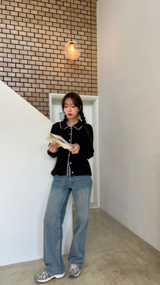HEY/TO SEWING韓國直郵東大門實拍女裝新款時尚針織衫羊毛開衫BY HEY/TO SEWING針織衫