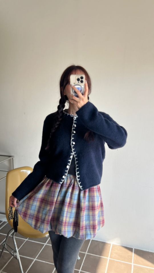 HEY/TO SEWING韓國直郵東大門代購女裝新款真品針織衫羊駝毛開衫BY HEY/TO SEWING針織衫
