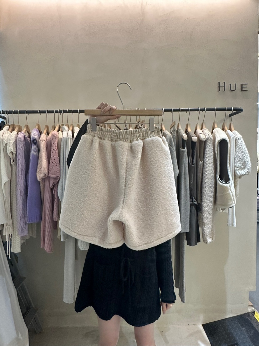 HUE韓國直郵女裝新品人氣真品推薦時尚休閑熱賣24秋冬短褲ERIA/HUE短褲