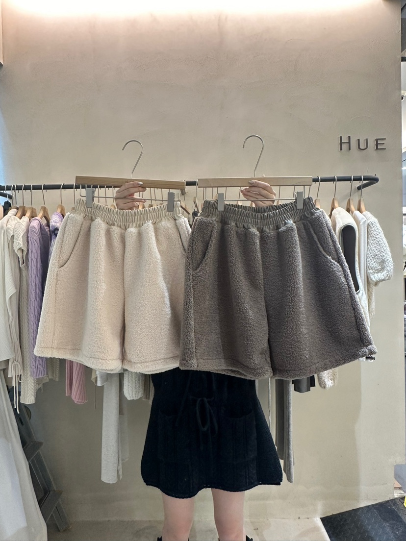 HUE韓國直郵女裝新品人氣真品推薦時尚休閑熱賣24秋冬短褲ERIA/HUE短褲