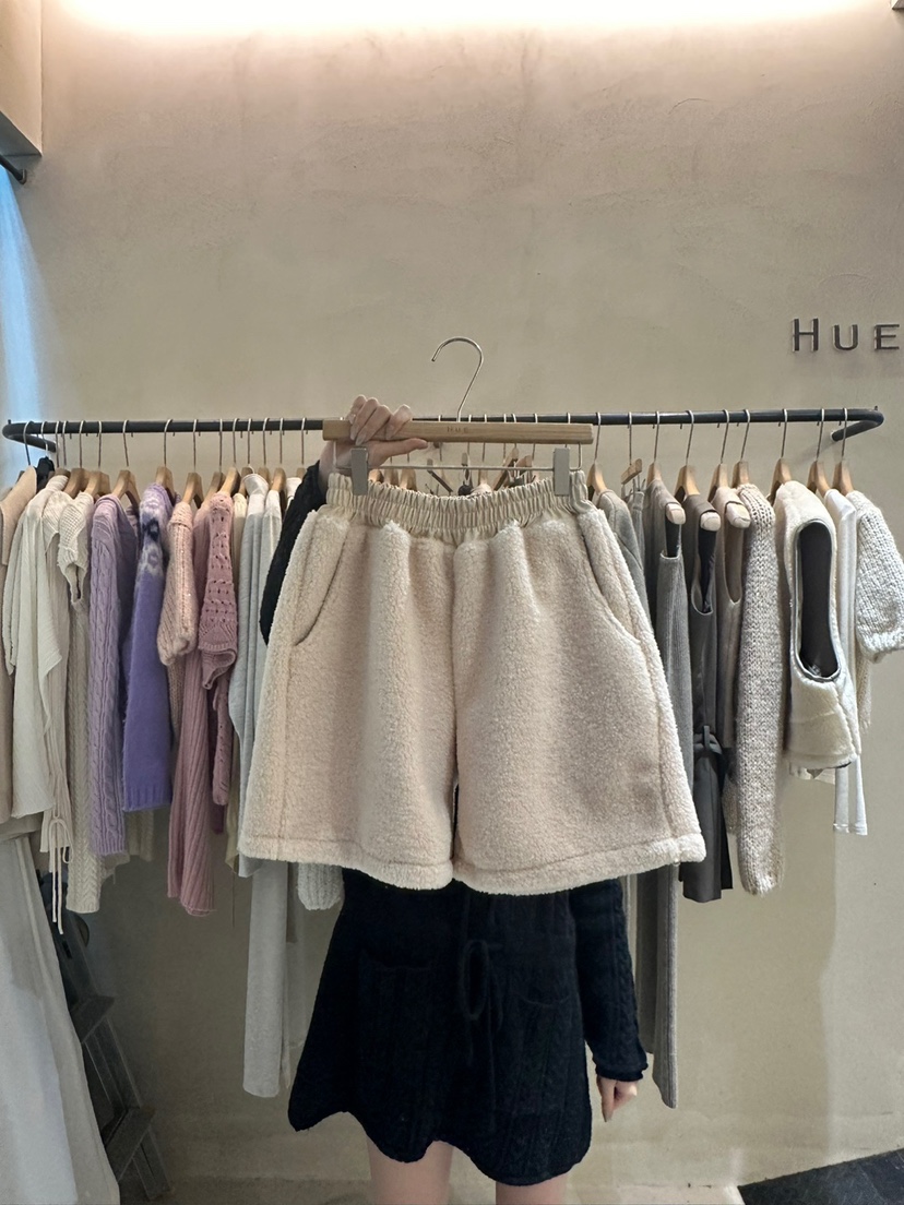 HUE韓國直郵女裝新品人氣真品推薦時尚休閑熱賣24秋冬短褲ERIA/HUE短褲
