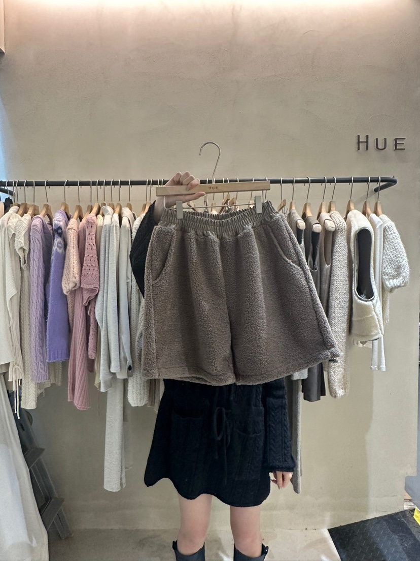 HUE韓國直郵女裝新品人氣真品推薦時尚休閑熱賣24秋冬短褲ERIA/HUE短褲圖色2