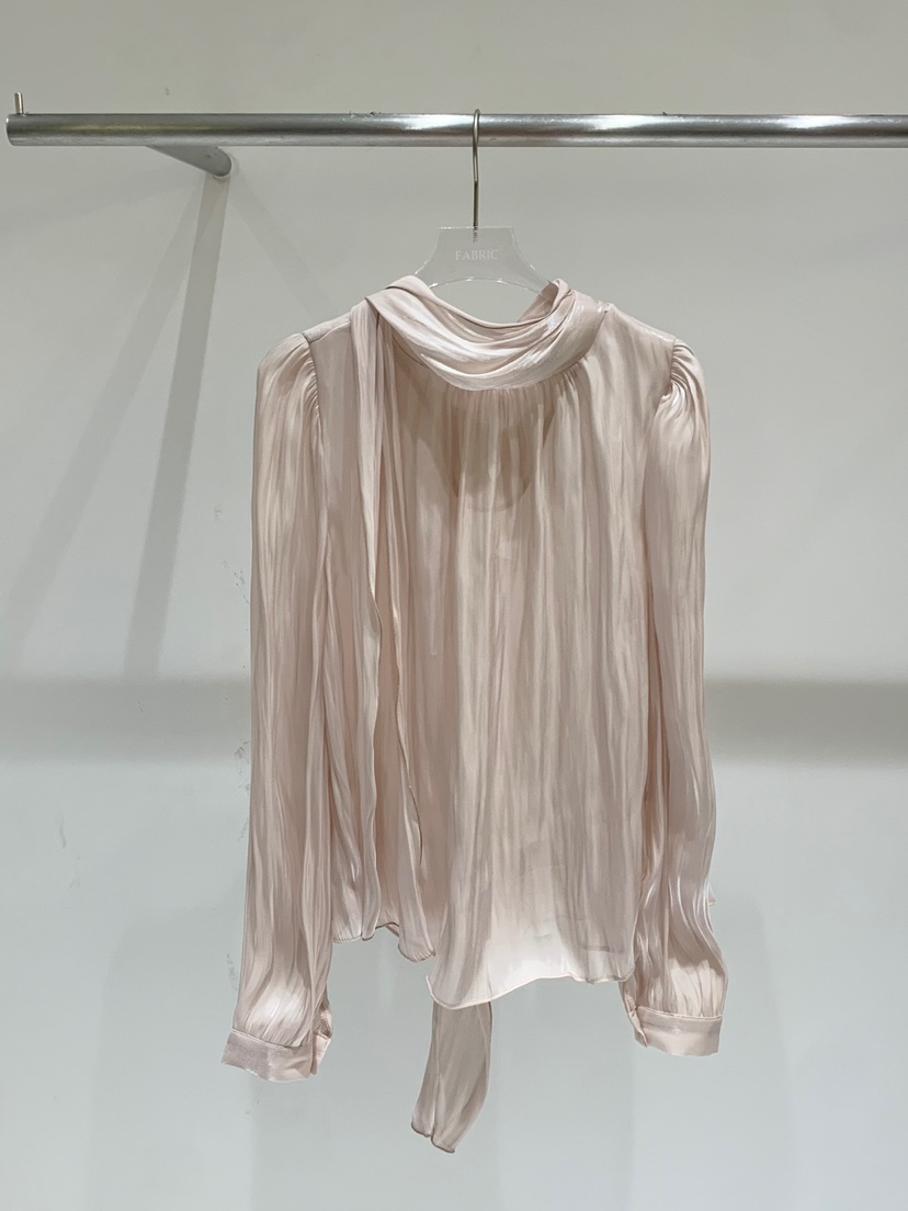FABRIC直郵韓國代購女裝新款真品休閑24秋冬職業襯衫蕾絲衫FABRIC襯衫/蕾絲衫圖色2