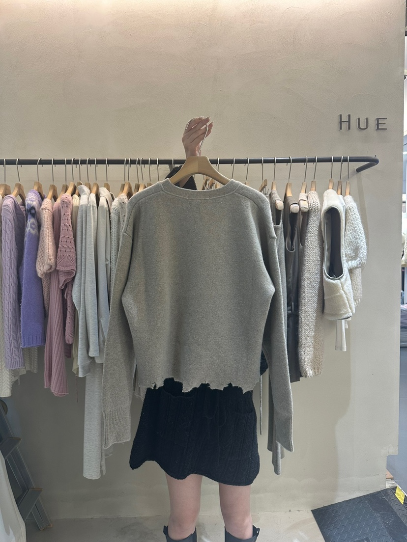 HUE直郵韓國代購女裝新品休閑推薦人氣真品時尚職業熱賣針織衫ERIA/HUE針織衫