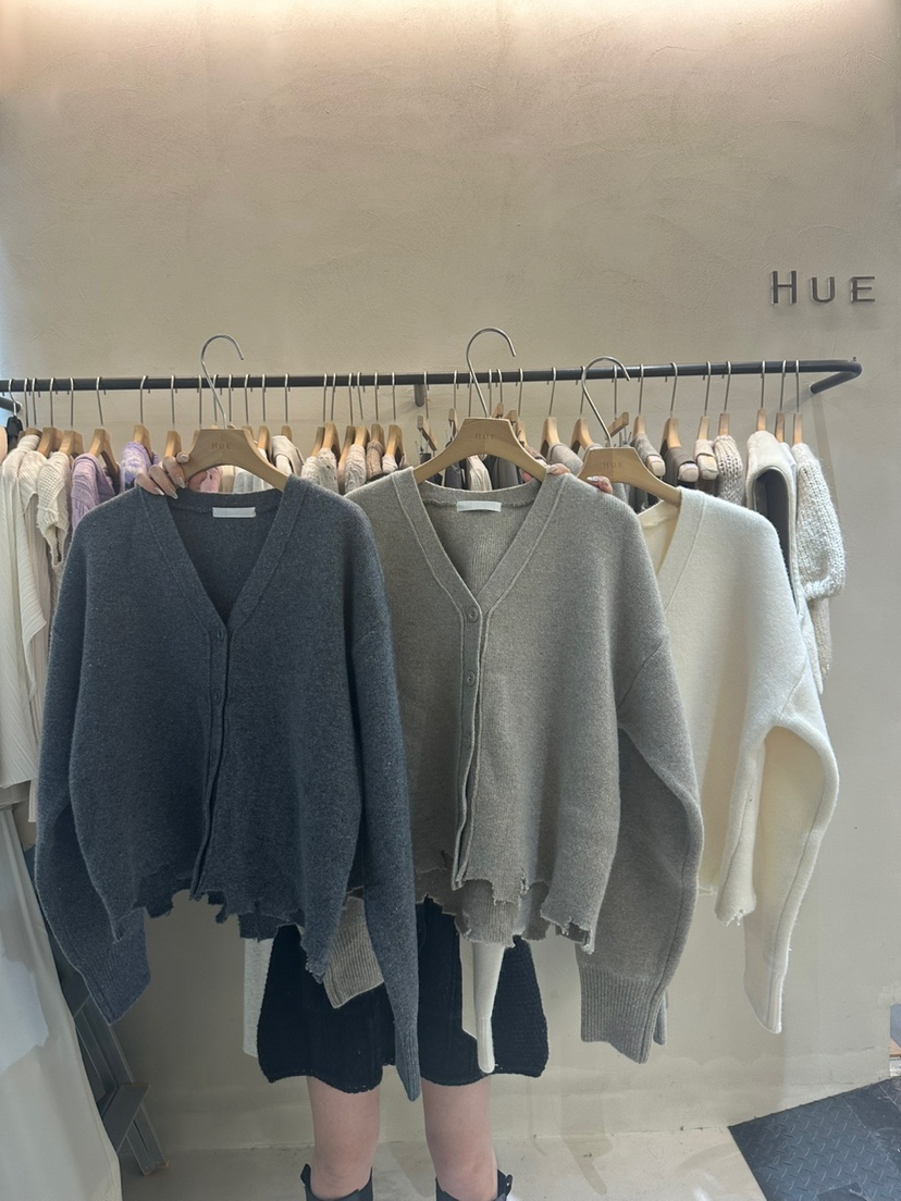 HUE直郵韓國代購女裝新品休閑推薦人氣真品時尚職業熱賣針織衫ERIA/HUE針織衫