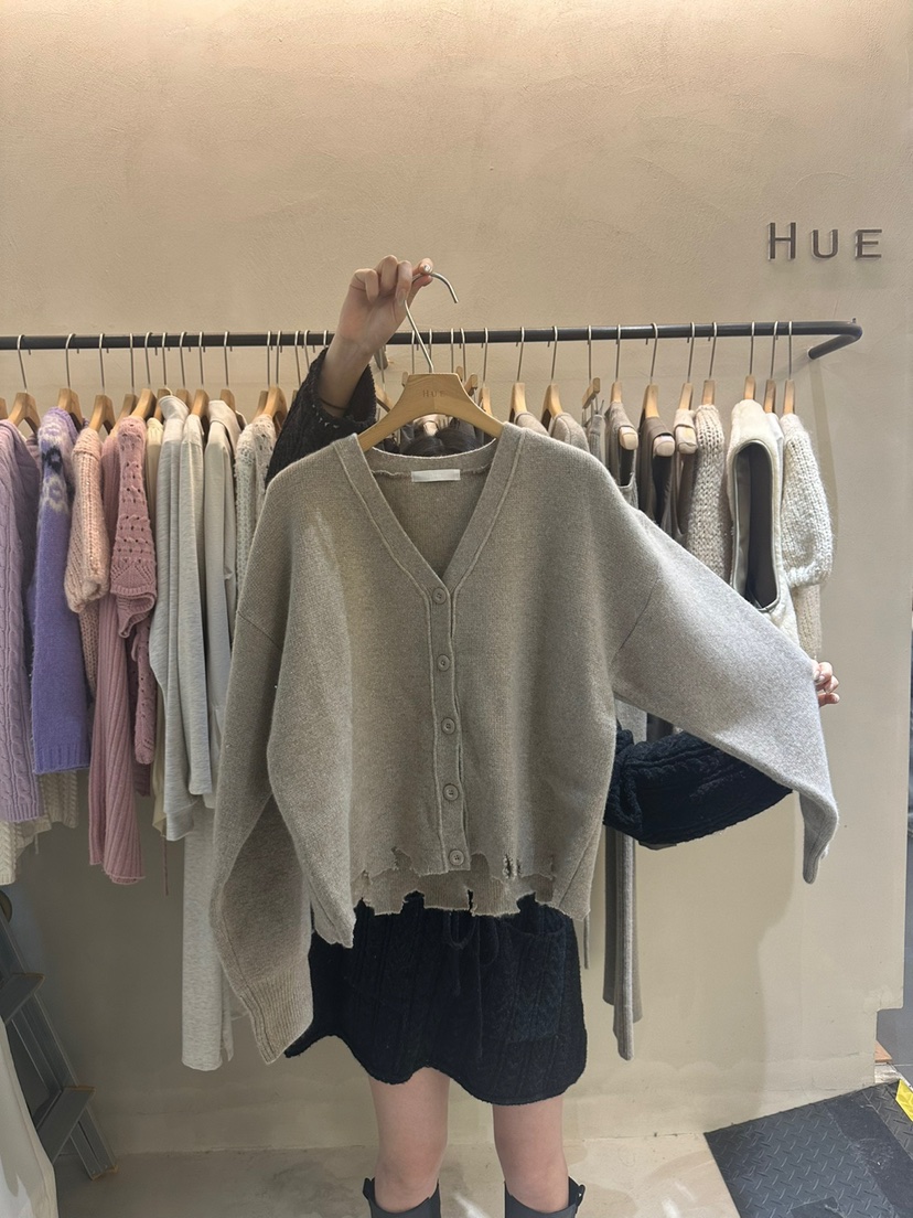 HUE直郵韓國代購女裝新品休閑推薦人氣真品時尚職業熱賣針織衫ERIA/HUE針織衫圖色2