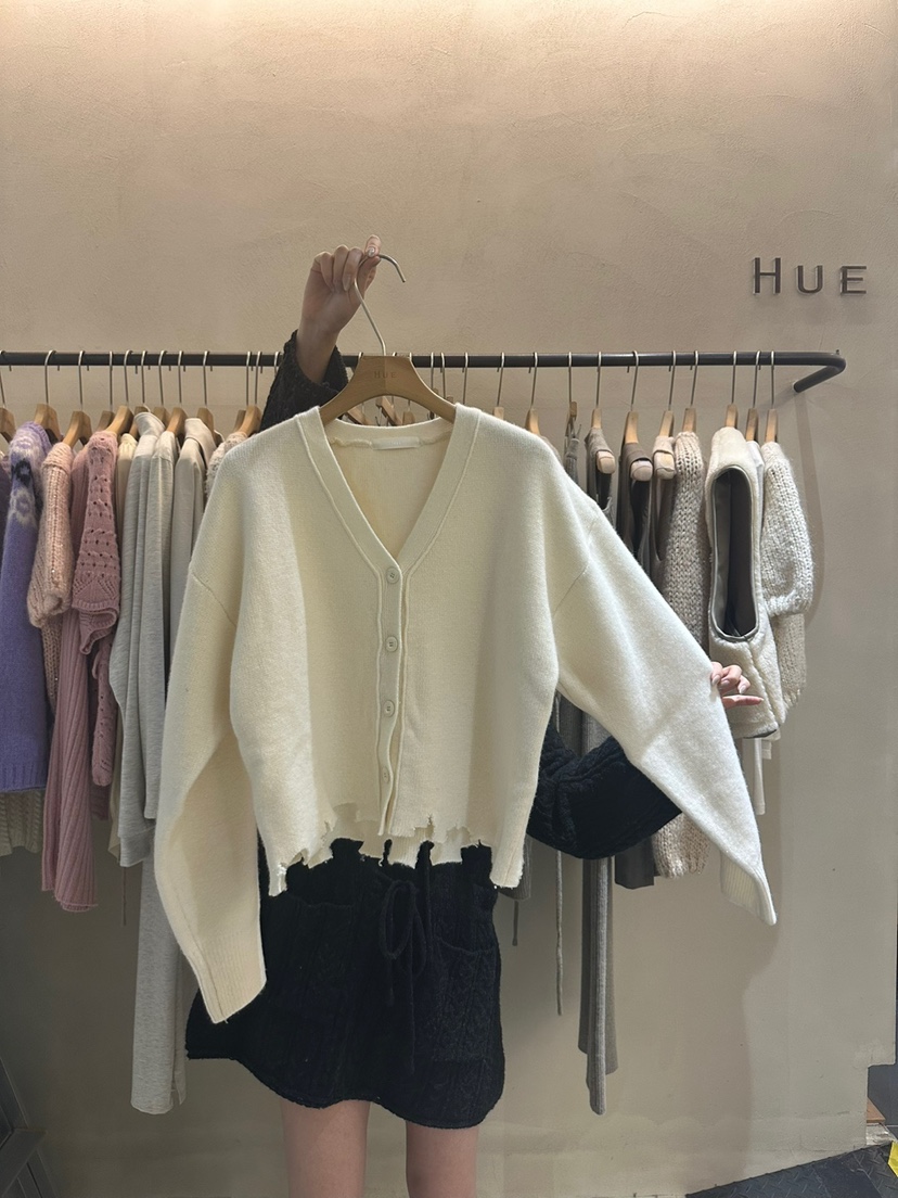 HUE直郵韓國代購女裝新品休閑推薦人氣真品時尚職業熱賣針織衫ERIA/HUE針織衫圖色3