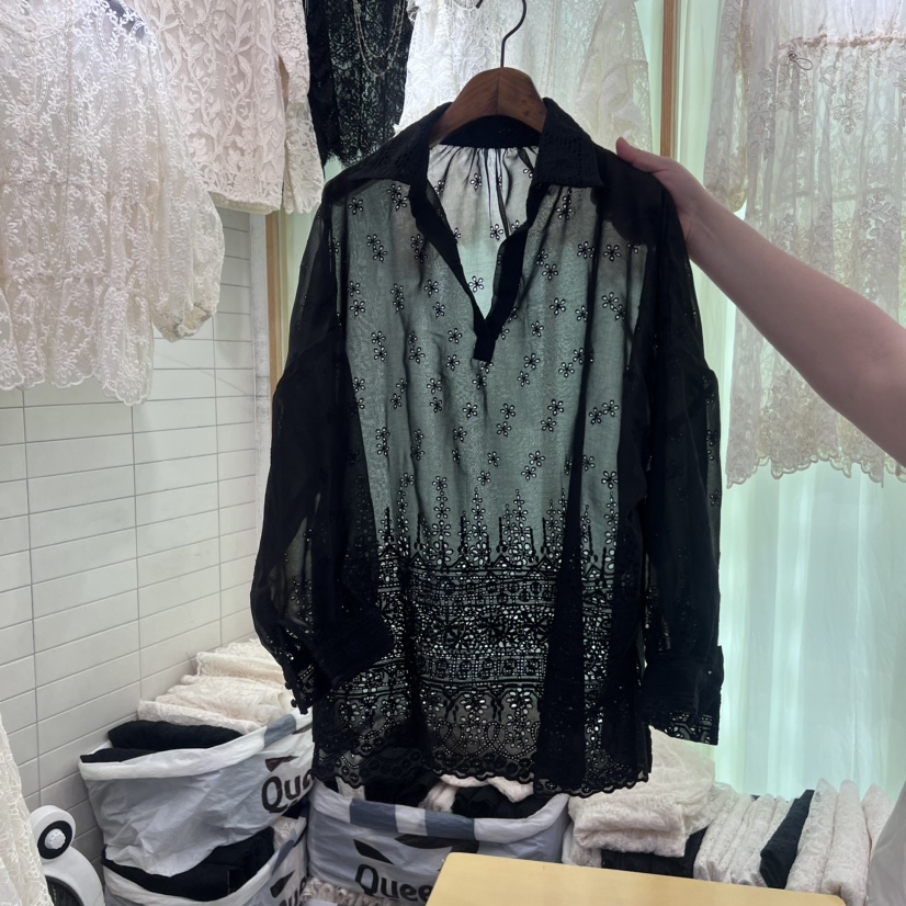 VIVI MARKET韓國直郵東大門實拍女裝新品熱賣推薦襯衫蕾絲衫VIVI MARKET襯衫/蕾絲衫圖色2
