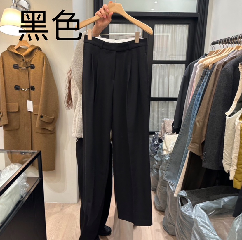 NOTTINGHAM直郵韓國代購女裝新款熱賣24秋冬人氣休閑褲加絨NOTTINGHAM休閑褲圖色3