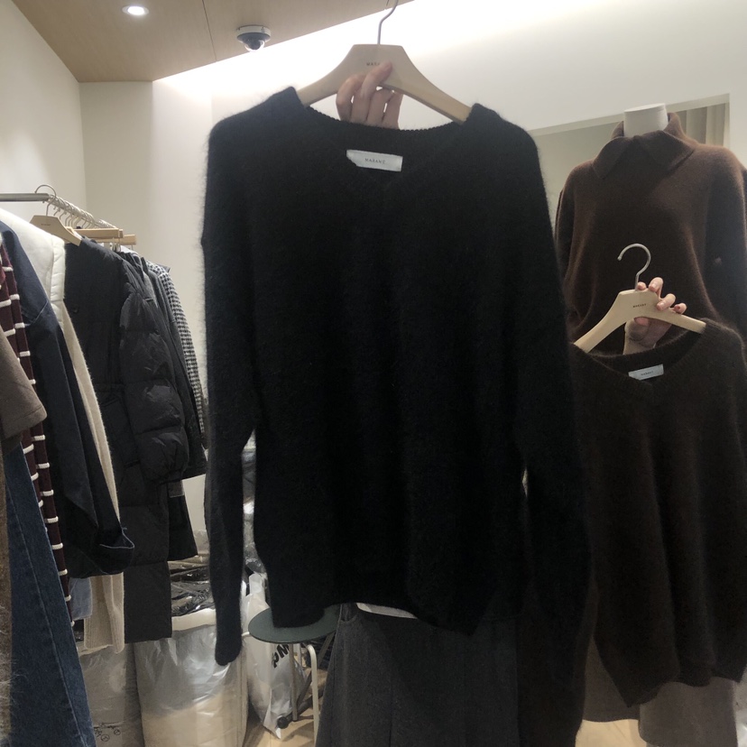 MARANT韓國直郵東大門實拍女裝新品熱賣人氣時尚針織衫安哥拉MARANT針織衫圖色4