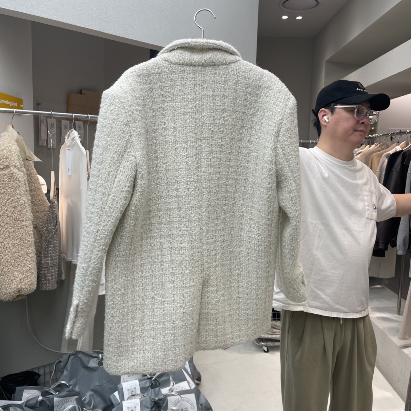 humming bird韓國直郵東大門代購女裝新款真品推薦夾克花呢HUMMING BIRD夾克