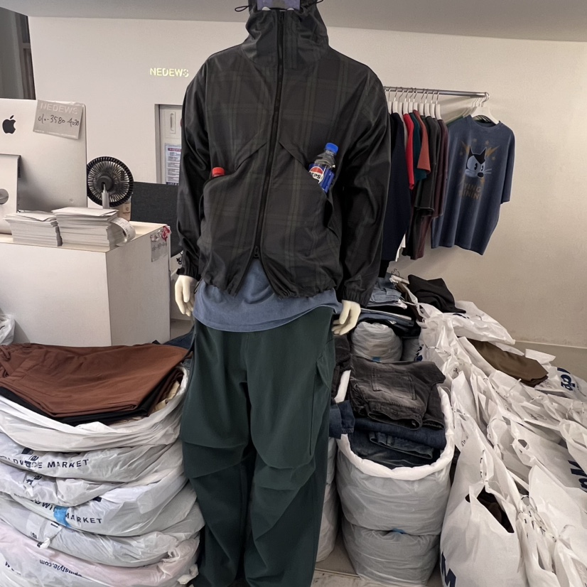NEDEWS韓國直郵女裝新款職業時尚推薦真品人氣休閑褲工裝褲NEDEWS休閑褲