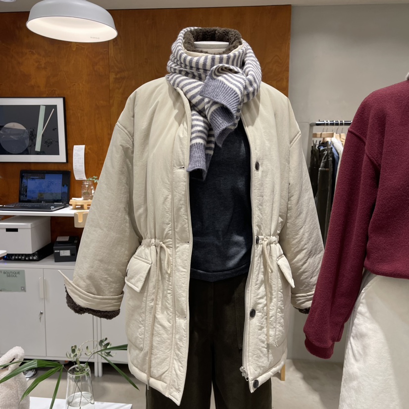 But ton/BOUTIQUE SEOUL-P韓國直郵女裝新款人氣中長款大衣But ton/BOUTIQUE SEOUL中長款大衣