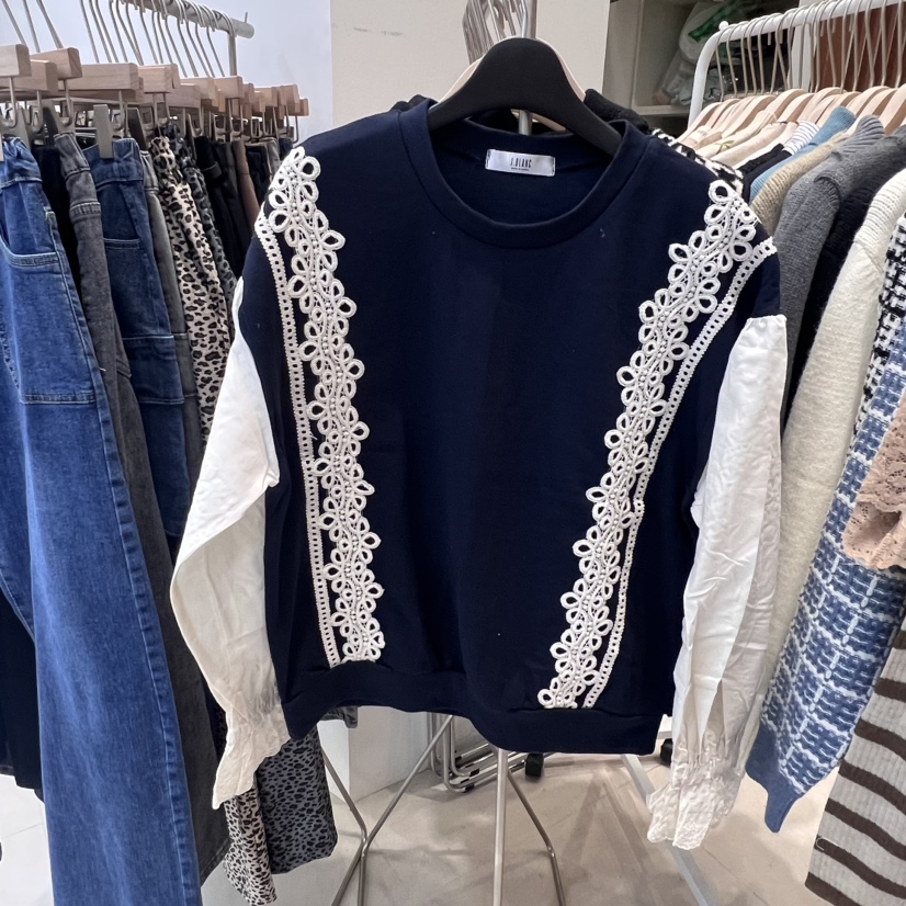 UTH___韓國直郵東大門實拍女裝新品推薦職業熱賣衛衣不加絨J&C/J.BLANC衛衣圖色4