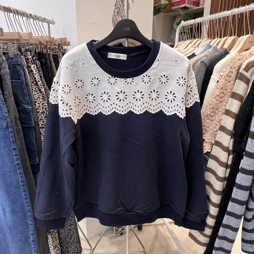 UTH___韓國直郵女裝新品職業休閑人氣真品推薦熱賣衛衣不加絨J&C/J.BLANC衛衣