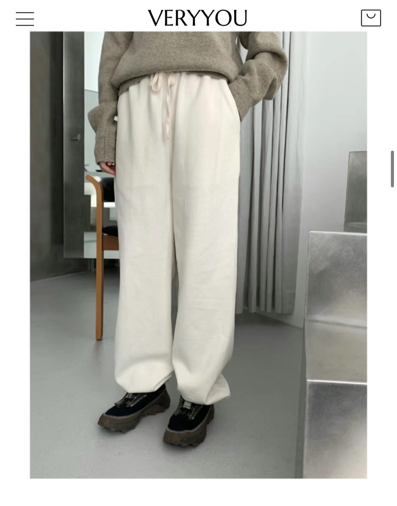 DE ONDO韓國直郵東大門代購女裝新款人氣時尚熱賣職業休閑褲DE ONDO休閑褲
