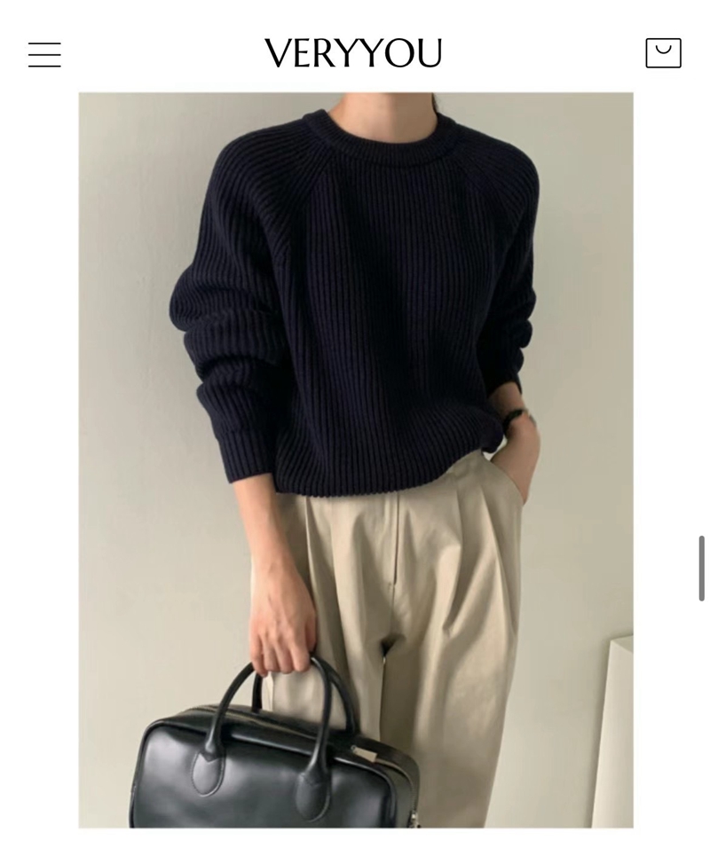 DE ONDO直郵韓國代購女裝新品人氣熱賣推薦真品職業針織衫DE ONDO針織衫