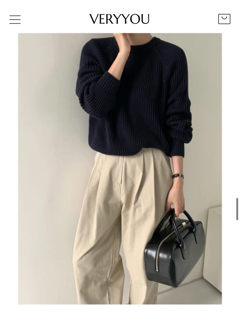 DE ONDO直郵韓國代購女裝新品人氣熱賣推薦真品職業針織衫DE ONDO針織衫